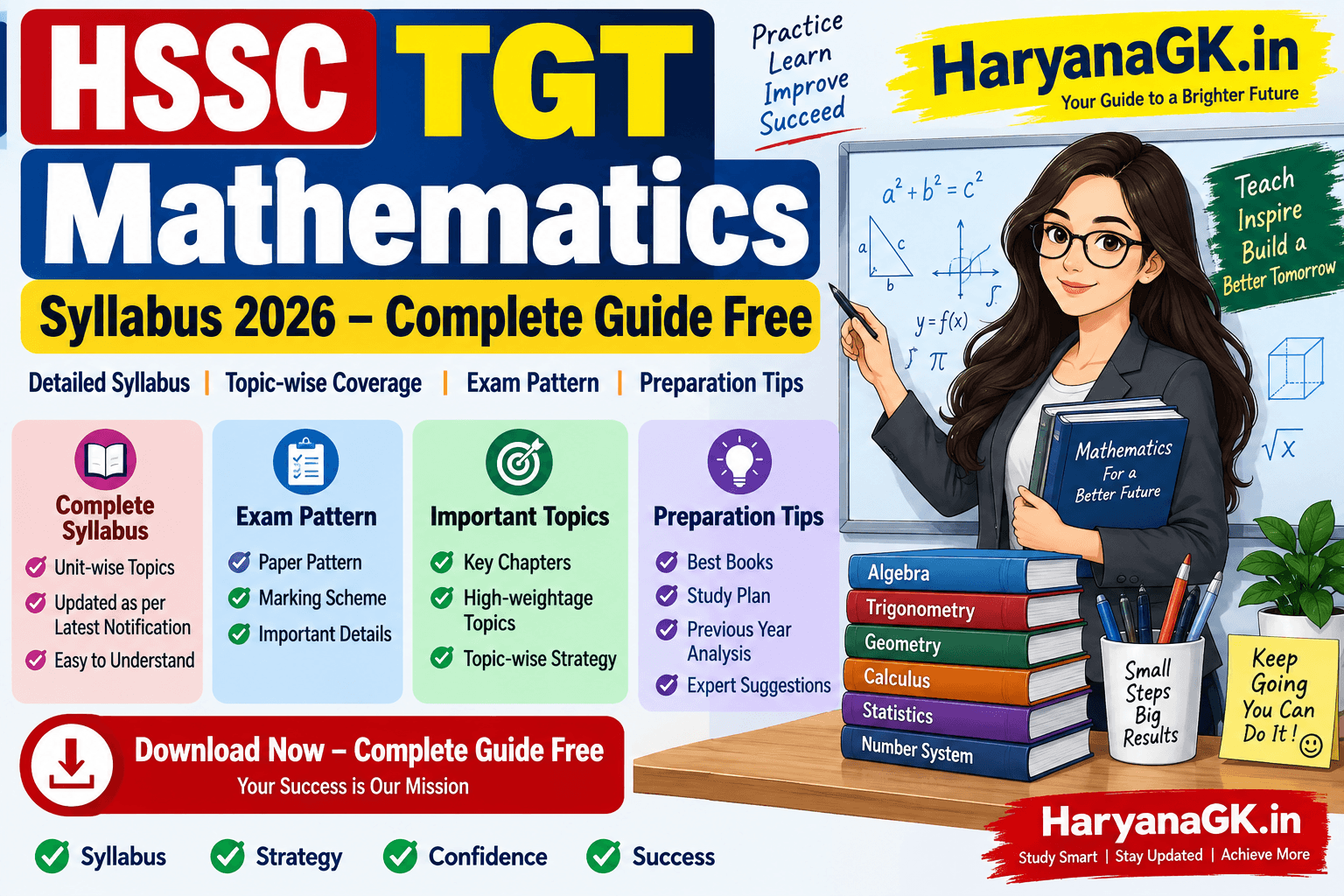 HSSC TGT Mathematics Syllabus 2026 – Complete Guide Free
