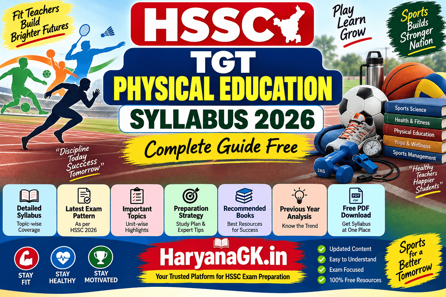 HSSC TGT Physical Education Syllabus 2026 – Complete Guide Free